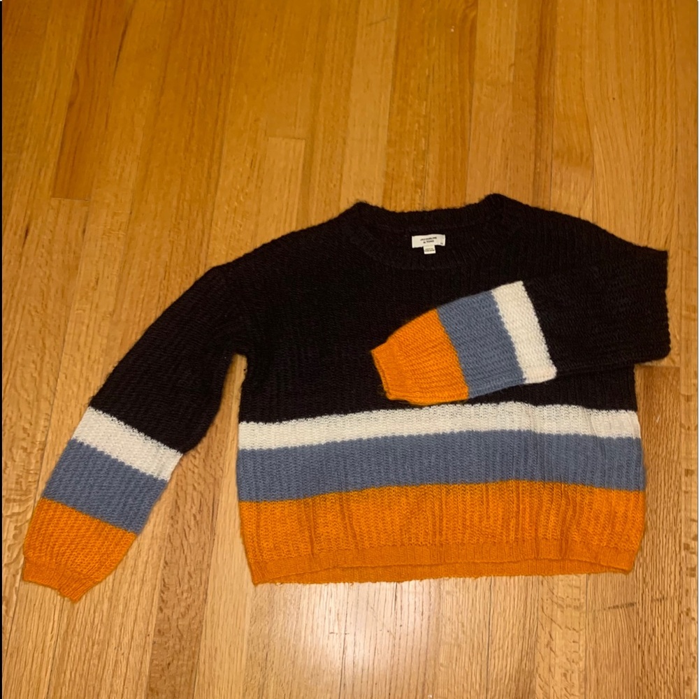 Jacqueline de Young Color Block Sweater